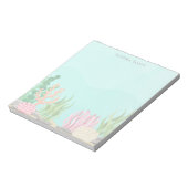 Elegant Tropical Beach Modern Minimalist Cute  Notitieblok (Linkerzijde)