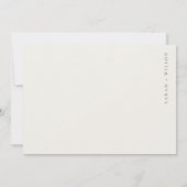 Elegant Tropical Beach Palm Tree Waterverf Save The Date (Achterkant)