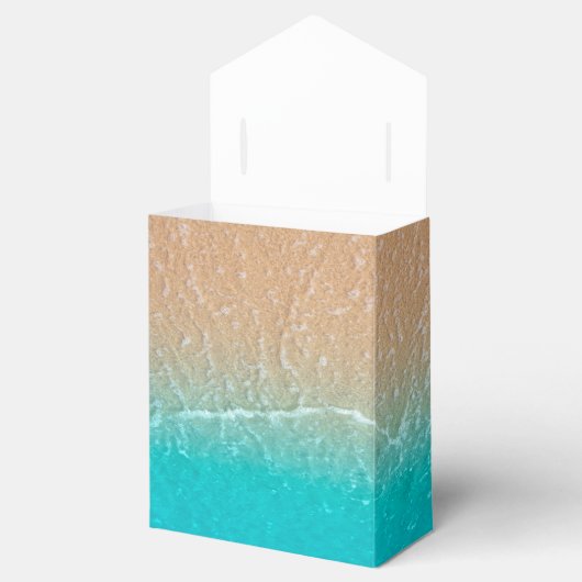 Elegant Tropical Beach Wedding Favor Box Bedankdoosjes (Geopend)