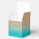 Elegant Tropical Beach Wedding Favor Box Bedankdoosjes (Geopend)
