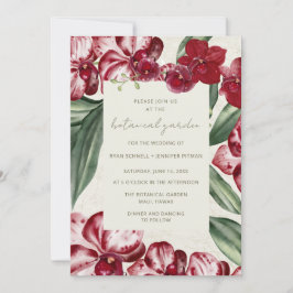 Elegant Tropical Botanical Garden Wedding  Kaart