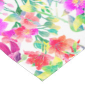 Elegant Tropical Colorful Flowers Tafelkleed (Gekanteld)