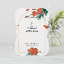 Elegant Tropical Floral Wedding