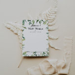 Elegant Tropical Green Foliage Wedding Well Wishes Advieskaart<br><div class="desc">Deze elegante tropische groene naaldbruiloft wenst een goede advieskaart voor een eenvoudige bruiloft. Dit handgetekende ontwerp biedt waterverf mooie groene bladeren. Deze kaarten zijn perfect voor een bruiloft, vrijgezellenfeest, baby shower, graduatiedag en nog veel meer. Pas de kaarten aan met de namen van de bruid en de bruidegom, ouders-aan-zijn of...</div>
