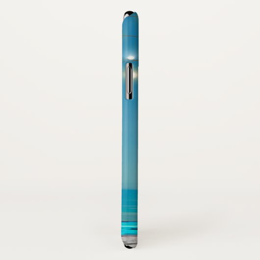 Elegant Tropical Hawaiian Beach palms lights Case-Mate iPhone Case (Achterkant / rechts)