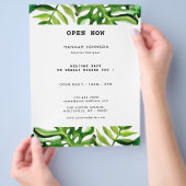 Elegant Tropical Interior Designer Flyer (Hand)