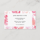 Elegant Tropical Interior Designer Klantenkaartje (Achterkant)