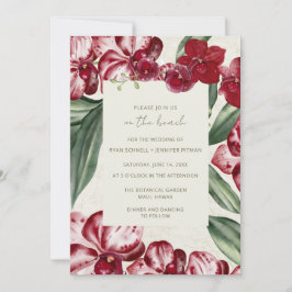 Elegant Tropical Island Beach Wedding  Kaart
