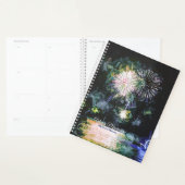 Elegant Tropical Island Waterverf Mijn Evenement C Planner (Display)