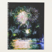 Elegant Tropical Island Waterverf Mijn Evenement C Planner (Voorkant)