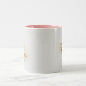 Elegant Tropical Junonia Florida Beach Shell Name Tweekleurige Koffiemok (Center)