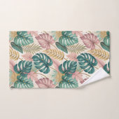 Elegant Tropical Monsteras Boho Bad Handdoek (Handdoek)