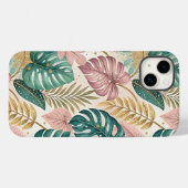 Elegant Tropical Monsteras Boho Case-Mate iPhone Case (Achterkant (horizontaal))
