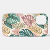 Elegant Tropical Monsteras Boho Case-Mate iPhone Case (Achterkant (horizontaal))