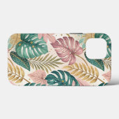 Elegant Tropical Monsteras Boho Case-Mate iPhone Case (Achterkant (horizontaal))