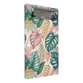 Elegant Tropical Monsteras Boho Mini Klembord (Schuin)