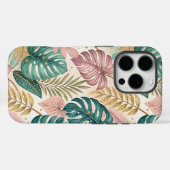 Elegant Tropical Monsteras Gold Case-Mate iPhone Case (Achterkant (horizontaal))