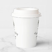 Elegant Tropical Palm Trees 30th Birthday Party Papieren Bekers (Rechts)