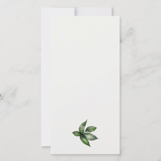 Elegant Tropical Rainforest Toucan Fauna Wedding Bedankkaart (Achterkant)