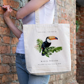 Elegant Tropical Rainforest Toucan Vrijgezellenfee Tote Bag