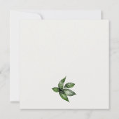 Elegant Tropical Rainforest Toucan Wedding Invite Bedankkaart (Achterkant)