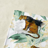 Elegant Tropical Safari Wild Cats Tiger Leopard Strandlaken (In situ)