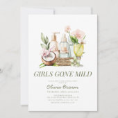 Elegant Tropical Spa Vrijgezellenfeest Kaart (Voorkant)