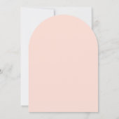 Elegant Tropical Sunset Watercolor Wedding Kaart (Achterkant)