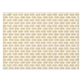 Elegant Tropical White Gold Pineapple Patroon Tafelkleed (Voorkant (Horizontaal))