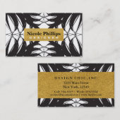 Elegant tropisch Abstract ananas Visitekaartje (Voorkant / Achterkant)