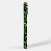 Elegant tropisch fruit zwart patroon monogram Case-Mate iPhone case (Achterkant / Rechts)