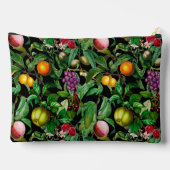Elegant tropisch fruit zwart patroon monogram etui (Achterkant)