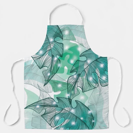 Elegant Tropisch Schort (Voorkant)