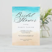 Elegant tropisch Vrijgezellenfeest Kaart (Staand voorkant)