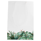 Elegant tropisch vrijgezellenweekend medium cadeauzakje (Achterkant)