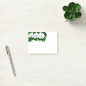 Elegant tropisch wit waterverf orchidee schilderij post-it® notes (Kantoor)