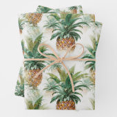Elegant tropische anananas inpakpapier vel (In situ)