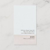 Elegant tropische anananas Logo Visitekaartje (Achterkant)