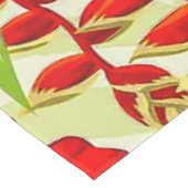 Elegant Tropische Bladeren en Hibiscus Flowers | Tafelkleed (Gekanteld)