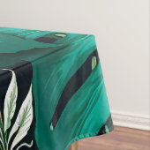 Elegant Tropische Bladeren en Hibiscus Flowers | Tafelkleed (Voorbeeld)