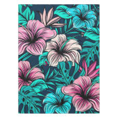 Elegant Tropische Bloemen en Kunst | Tafelkleed (Voorkant)