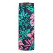 Elegant  Tropische Bloemen en Kunst | Thermosbeker (Achterkant)