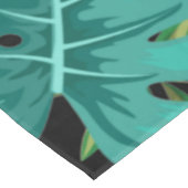Elegant tropische flora en bladeren kunst | tafelkleed (Gekanteld)