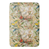 Elegant  Tropische Vogelparrots Badmat (Voorkant Verticaal)