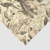 Elegant Tropische Vogelparrots ontkoppelen Tissuepapier (Detail)