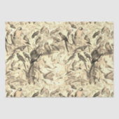 Elegant Tropische Vogelparrots ontkoppelen Tissuepapier (Voorkant)