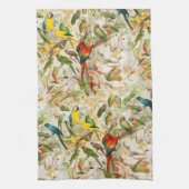 Elegant  Tropische Vogelparrots Theedoek (Verticaal)