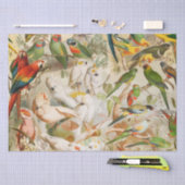 Elegant  Tropische Vogelparrots Tissuepapier (Craft)