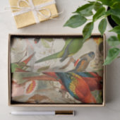 Elegant  Tropische Vogelparrots Tissuepapier (Geschenk)