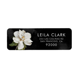 Elegant Trouw Magnolia Retouradres Label